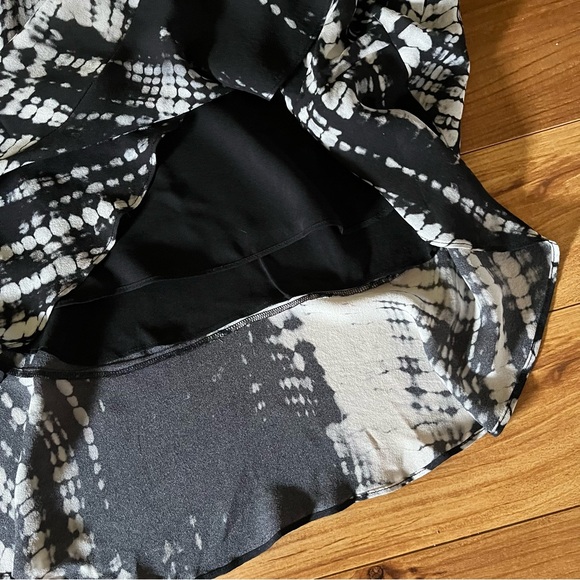 A.L.C. Louis Silk Abstract Mini Dress 6 - Picture 8 of 11